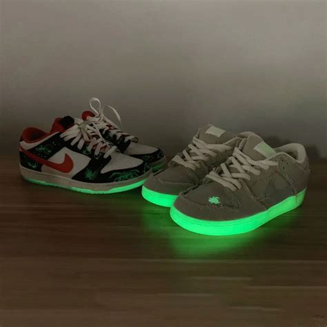 nike dunks glow in the dark|nike sb dunks mummy.